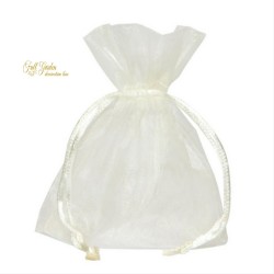 BUSTA ORGANZA CM 9X12 CREAM