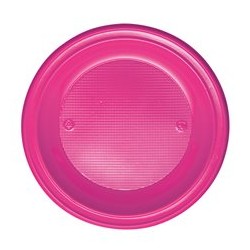 Piattino Dessert Fuxia  Plastica  Pz.25