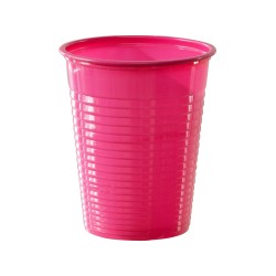 Bicchieri Fuxia Plastica  Cc200 Pz.50