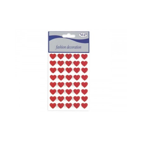 RED HEART STICKERS 40PZ MM15