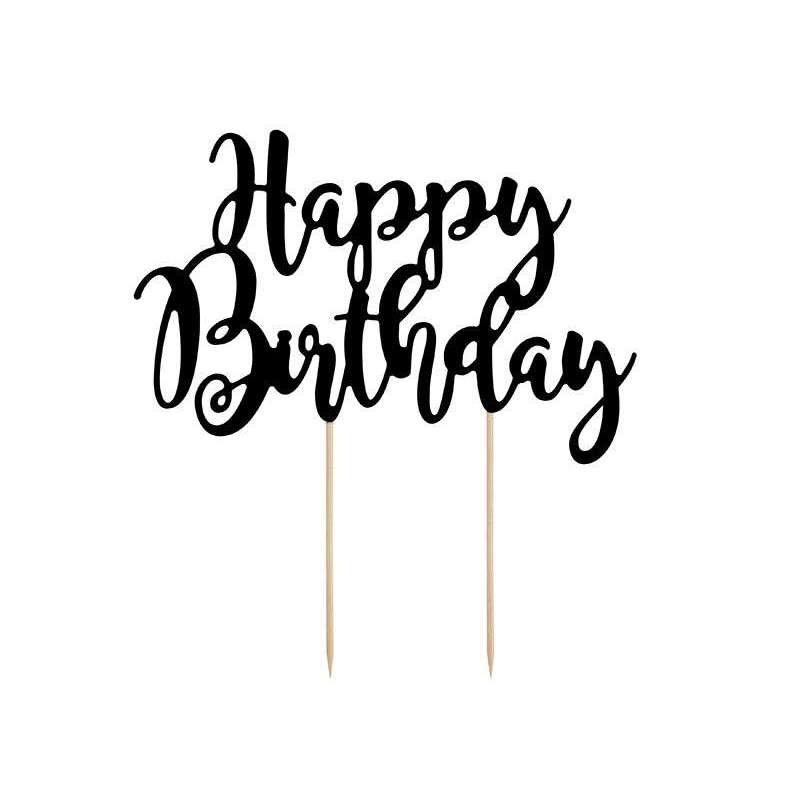 cake-topper-happy-birthday-black--cm20-5xh23cm