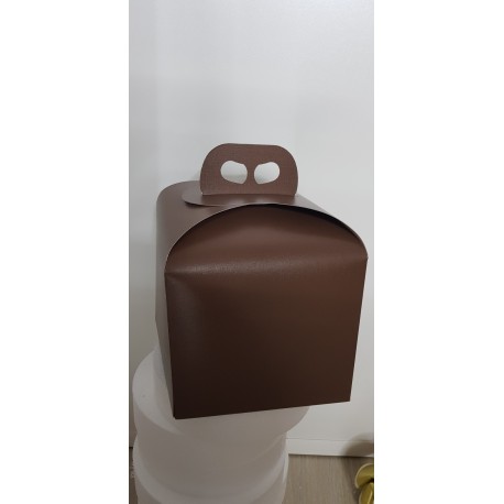 SC. PORTA PANETTONE DAMASCO AVORIO 245X245X130