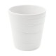 VASO CERAMICA RIGATO BIANCO