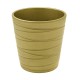 VASO CERAMICA RIGATO ORO H140 D130