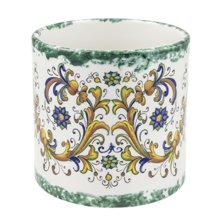 CILINDRO CERAMICA  MAIOLICA VERDE H195D180