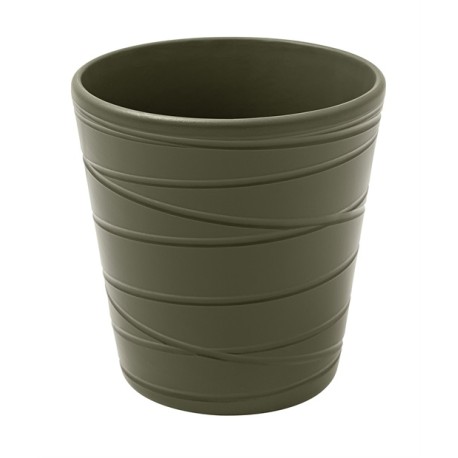 VASO CERAMICA RIGATO OLIVA