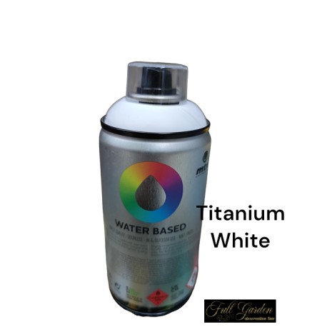 MONTANA WATER BASED 400ML  TITANIUM WHITE