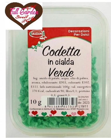 Pasta di zucchero verde prato 100g : : Alimentari e cura