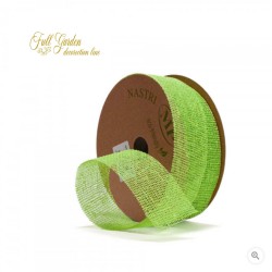 ***NASTRO COTONE MM 40X20 MT COL.17 VERDE SCURO