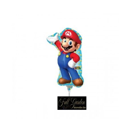 PALLONCINO  14 MINI SHAPE MYLAR SUPER MARIO