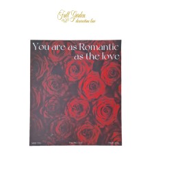 FOGLIO CARTOPACK  FANTASIE ROSE ROSSE 58X50 PZ 10