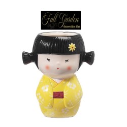 GEISHA GIRL H15,7 D.10*10 YELLOW