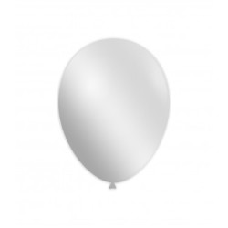 Palloncino 13" Metalizzato Bianco Rocca 100pz