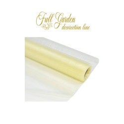 BOBINA ORGANZA CM63X9MT SINGLE TONE CREAM