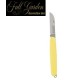 COLTELLO TASCABILE GIALLO LAMA 65MM