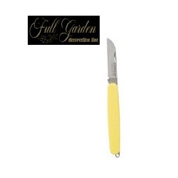 COLTELLO TASCABILE GIALLO LAMA 65MM