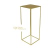 *** Colonna In Ferro H.80 Con Base 25x25  Oro