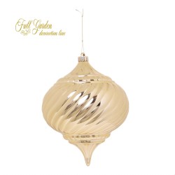 Ornamento Plastica  Mm.200 Gold