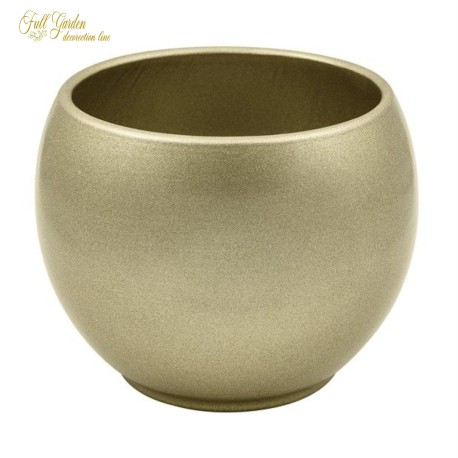 VASO CERAMICA CHAMPAGNE H130 D150-INT.H110 D125