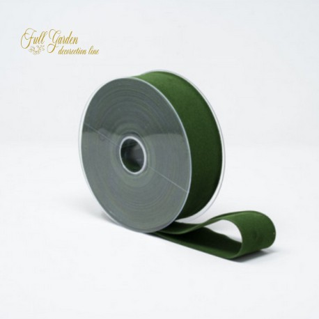 °°°NASTRO VELLUTO MM25X15MT VERDE