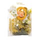 SHOPPER CRYSTAL BAG GIALLO 15X14,5+9CM