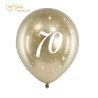 Palloncino 12" Oro 70 Anni Glossy Gold Pz6