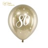 Palloncino 12" Oro 80 Anni Glossy Gold Pz6